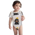 thumbnail image 3 of Daiia Dachshund Sitting in Bathtub Printed Unisex-Baby Short Sleeve Onesies Bodysuits Baby Climbing Clothes Soft and Comfortable Romper with Expandable Shoulder Design-6 Months, 3 of 8