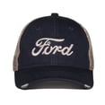 thumbnail image 2 of Ford Logo Tea Stained Worn Pre-Bent Adjustable Trucker Hat, 2 of 3