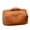 golden brown, variant on Genuine Cowhide Leather Litchi Grain Cosmetic Case, Women's Top-handle Storage Bag, Travel Makeup Pouch