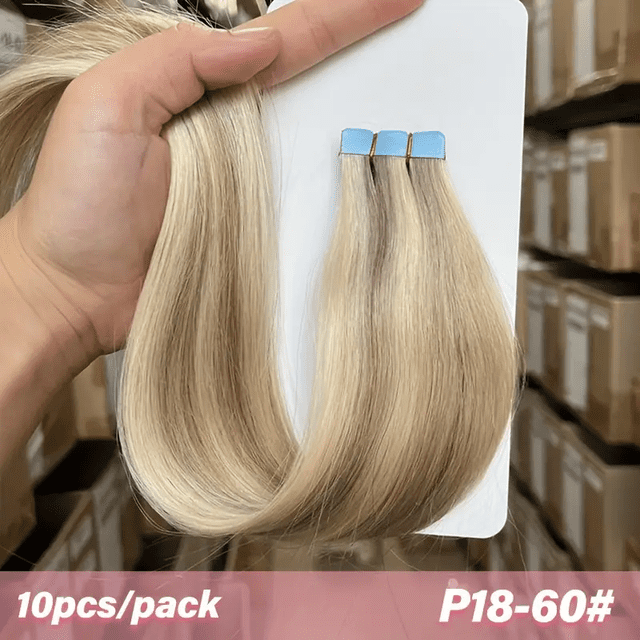 Typpkmm Mini Cinta En Extensiones De Cabello Humano with 10 Unidades Por Paquete and