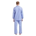 thumbnail image 6 of GLOBAL Mens Pajamas Sets Cotton Flannel Sleepwear Long-Sleeve Top & Bottom, S-XXL, 6 of 6