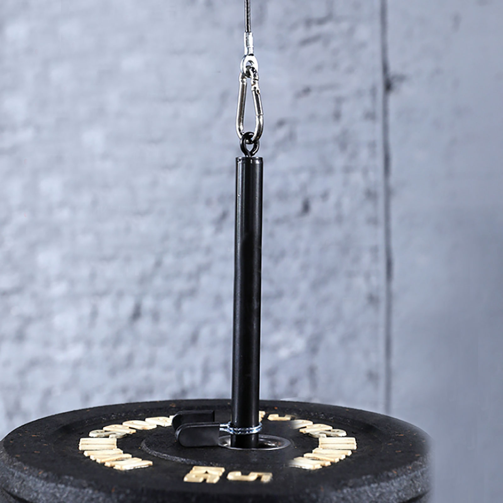 Ortofally Steel Weight Plate Loading Pin Steel Workout Weights Lifting Holder Stand Rack Pulley Cable Machine System Weights Stand for Muscle Strength Training Exerciser 38cm
