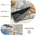 thumbnail image 6 of Blue Yellow Tulips Area Rugs 5'x7', Small Throw Rugs for Laundry Room Playroom, Retro Farmhouse Flower Barn Doors Wooden Indoor Outdoor Rug Non-Slip Low Pile Carpet Runner Reversible Floor Mats, 6 of 8
