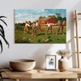 thumbnail image 3 of Elephant Stock Snap The Whip Wall Art - Horizontal Canvas Wall Art - Living Room Wall Decor - People Canvas - Gray And Green Decor By Winslow Homer - 24" x 16", 3 of 8