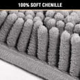 thumbnail image 2 of Bathroom Mat, Anti-slip Bottom Keeps Your Feet Secure, Ultra Absorbent Chenille Fabric Wicks Away Moisture, Fluffy Plush Rugs Offer Cozy Comfort, Fast Dry &amp; Machine Washable, 2 of 7