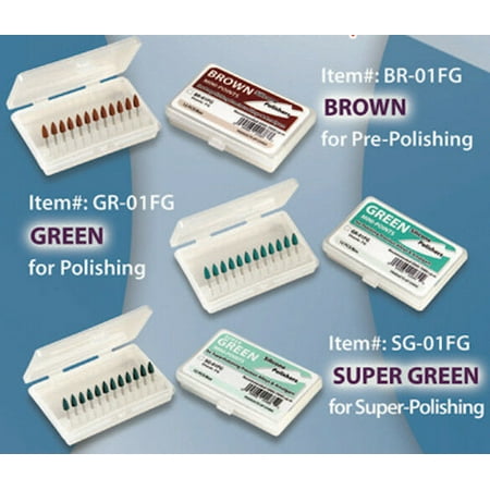 

SILICONE MINI POINT/ FG GREEN for Polishing (12 pcs/box)