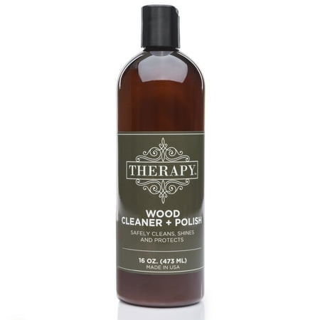 Best Mold Cleaner For Wood Therapy Wood Cleaner and Polish Kit with Large Microfiber Cloth, 16 fl. oz. - Best Used as Furniture, Wood Table Cleaner, Cabinet Restorer, Conditioner, Polish Spray ()