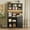 Black, variant on Juiluna 71" Pantry Cabinet with Charging Station,Tall Kitchen Pantry Storage Cabinet with Led Lights,Kitchen Hutch with Microwave Stand for Dining Room, Living Room, Grey