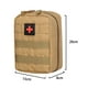 thumbnail image 2 of Bolsa de cintura de primeros auxilios para acampar impermeable médica bolsa de paquete SOS (negro), 2 of 9