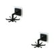 thumbnail image 3 of Bearachild Gancho giratorio de 6 garras montado en la pared para techo de cocina y baño sin clavos y sin rastro para el hogar negro 2piezas Bearachild CBP153275, 3 of 6