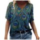 thumbnail image 2 of Puntoco Moda Mujer Verano Impreso Manga Corta Cuello Redondo Camiseta Casual Camisetas Puntoco Puntoco-1818, 2 of 3