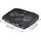 thumbnail image 2 of Enfriador de computadora portátil con 2 puertos USB y 4 ventiladores de enfriamiento Almohadilla de aire de enfriamiento para computadora portátil Soporte para computadora portátil de 10 a 15,6 pulg, 2 of 5
