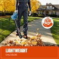 thumbnail image 6 of SENIX 120 Volt Max* 6 Amp Handheld Electric Leaf Blower, Up to 260 CFM and 155 MPH,  Lightweight Corded, (BLE06-L), 6 of 9