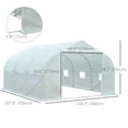 thumbnail image 3 of Outsunny Large Heavy Duty Walk-In Greenhouse, 3 of 9
