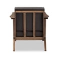 thumbnail image 4 of Chaise Longue en Tissu Gris Cayla, 4 of 5