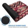 thumbnail image 6 of Long Mouse Pads for Desk,Red Geometric Striped Pattern Desk Mats on Top Of Desks, Desk Mouse Pad Extra Large with 3mm Non-Slip Base and Stitched Edge for Gaming,Office,Work,Home 47.3"x23.6", 6 of 6