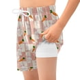 thumbnail image 4 of joogoo Rabbit Carrot on Checkered Boys Swim Trunks Beach Swimsuit Shorts Boxer 5-6T, 4 of 8