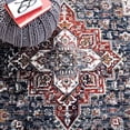 thumbnail image 6 of Safavieh Herat Herleva Oriental Area Rug, Navy/Red, 6'7" x 6'7" Round, 6 of 11