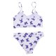 thumbnail image 1 of Traje De Baño Para Niñas Traje De Baño Para Niños Pequeños Sling Butterfly Tie-Dye Print Beach Cute Bikini Suit White Odeerbi LM103-3484, 1 of 8