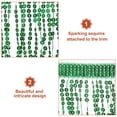 thumbnail image 3 of Uxcell 10 Yardas Fleco de Lentejuelas de 6.3 Pulgadas de Ancho para Costura de Manualidades, Verde Oscuro, 3 of 6