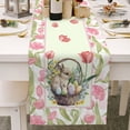thumbnail image 2 of Dsscvnef Easter Egg Bunny Table Runner Kitchen Table Decoration Table Cloth Pad Coffee Table Cloth Holiday Banquet Living Room Table Cloth (7), 2 of 7