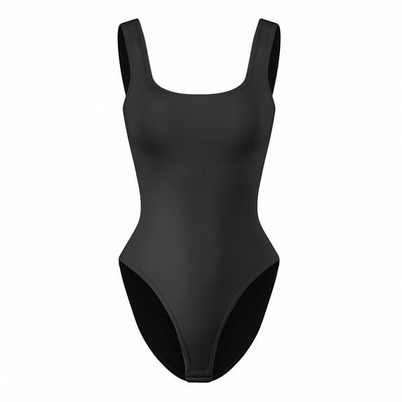 Bodysuit Tank Top Square Neck Sleeveless Stretchy Comfortable Stylish T Shirt Tank Tops for Women