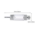 thumbnail image 2 of Minkissy Measurement Device Bubble Counter For Fish Tank 1Pack Plastic Silver, 2 of 7