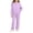 Purple, variant on JULMCOMO Girls Sweatsuits Fleece Full Zip Up Long Sleeve Comfy Hoodie Casual Tracksuits Drawstring Loose Sweatpants Soft Two Piece Sets with Front Pocket Light Blue 11-12 Years