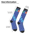 thumbnail image 2 of Susaid Multiplication Table Print Thermal Winter Socks for Men and Women, Warm Crew Hiking Socks, for Boots and Outdoor Activities, 2 of 6