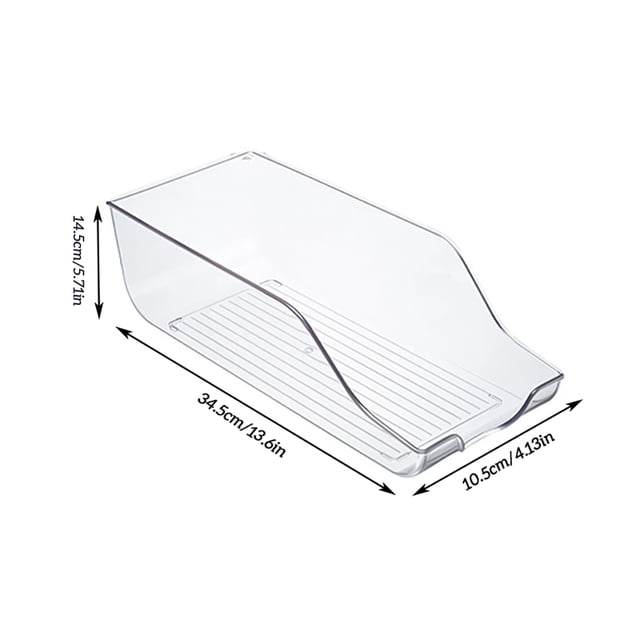 Refrigerator Storage Box Clear Kitchen Cabinet Drawer PET Egg Food Organizer Fruit Fresh-keeping Container, Drink Box