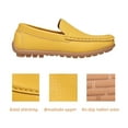 thumbnail image 6 of coXist Kids Toddlers Boys Girls Leather Slip On Loafers Moccasin Boat Dress Shoes, 6 of 7