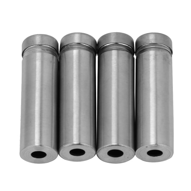 Lantee Stainless Steel Advertisement Screws – Glass Standoff 12x20mm, 20-Pack, For Glass Signs, Panels, And Display Mounting