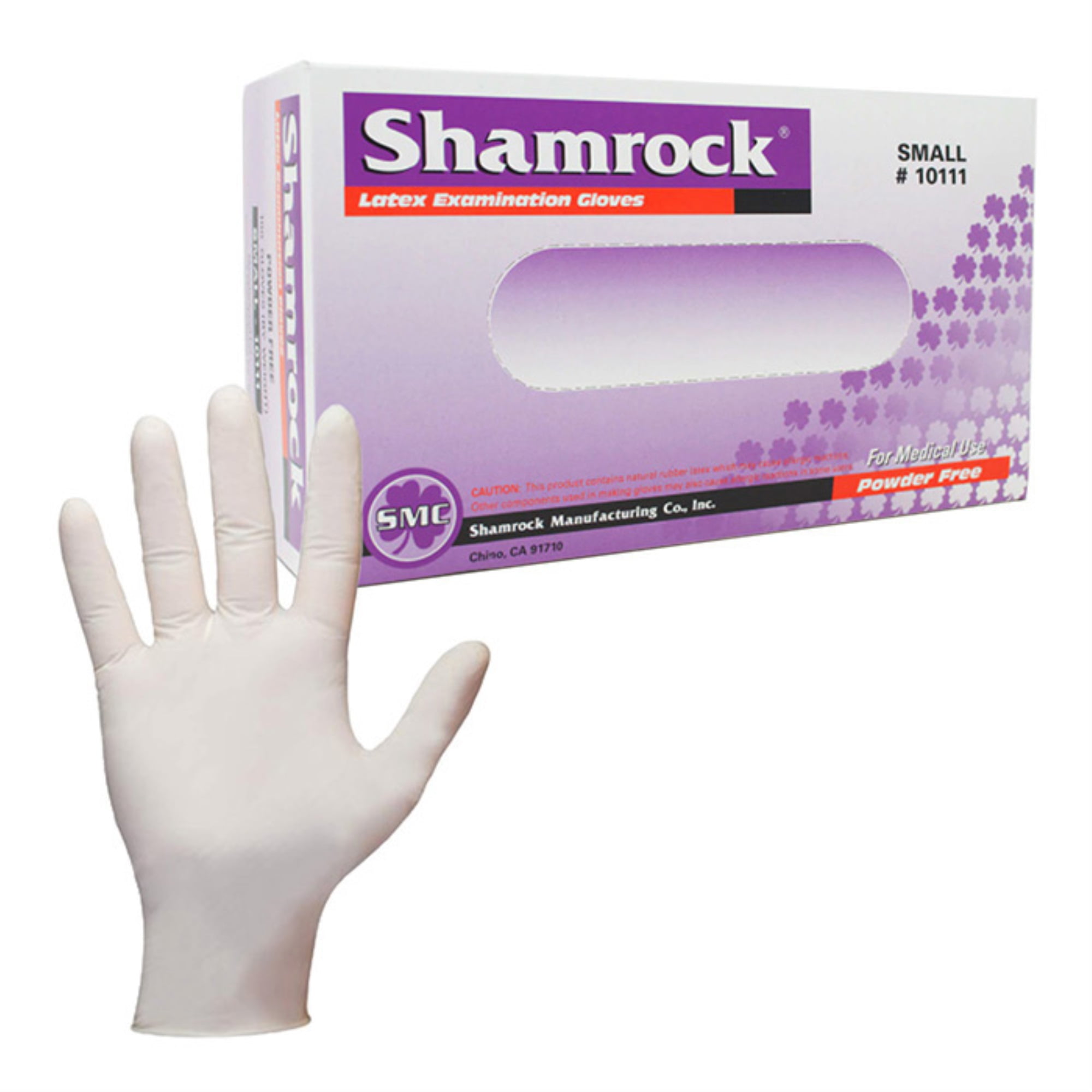 S Latex Examination Gloves (100/box)