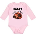 thumbnail image 3 of Inktastic Papa's Little Ladybug Boys or Girls Long Sleeve Baby Bodysuit, 3 of 5