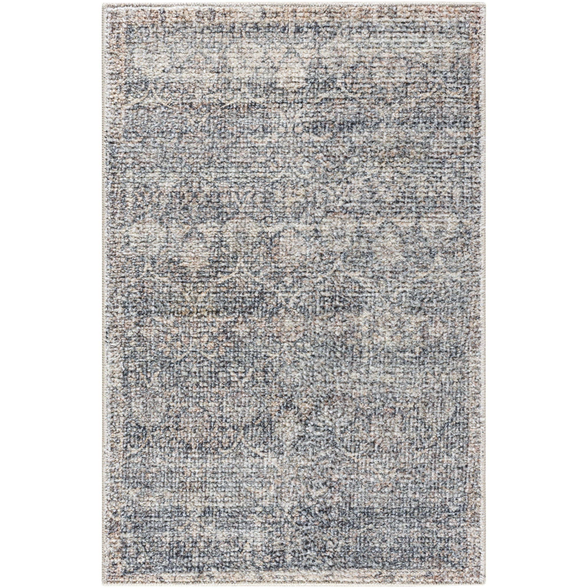 Better Homes & Gardens Damask Multi Indoor Area Rug, 2 ft x 3 ft