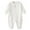 White, variant on Nwiuh Unisex Newborn Baby Romper Ribbed Onesie Infant Long/Short Sleeve Jumpsuit (Coffee, 6-12 Months)