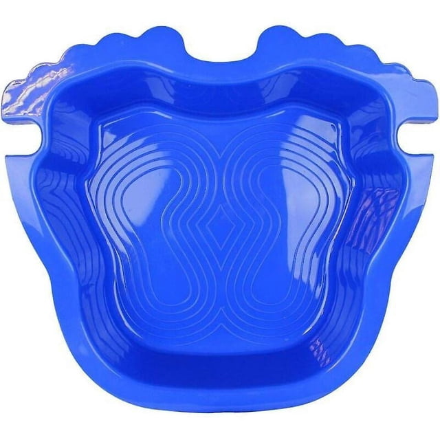 Blue Footbath with Non-slip Bottom and Ladder Hook for Above Ground Pool