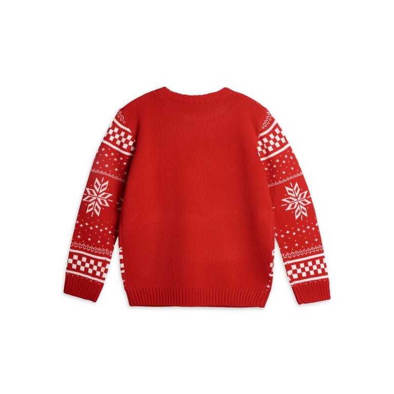 Holiday Time Toddler Boys Christmas Sweater Sizes 2T 5T Walmart