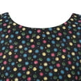 thumbnail image 3 of Richie House Girls' Colorful Polka Dot Layered Bottom Dress RH1860, 3 of 7