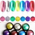 thumbnail image 3 of 2ml Super Shine Ultra Thin Metallic Mirror Nail Art Powder Manicure Decoration, 3 of 10