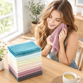 Whased Colors Waffle Wash Cloths Set Of 12-cotton 13
