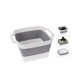 thumbnail image 2 of Foldable camping dishwashing tub - 10 liters - Portable dishwashing bowl including accessories - dishwashing set folding bowl wash basin basket for excursion festival picnic, 2 of 4