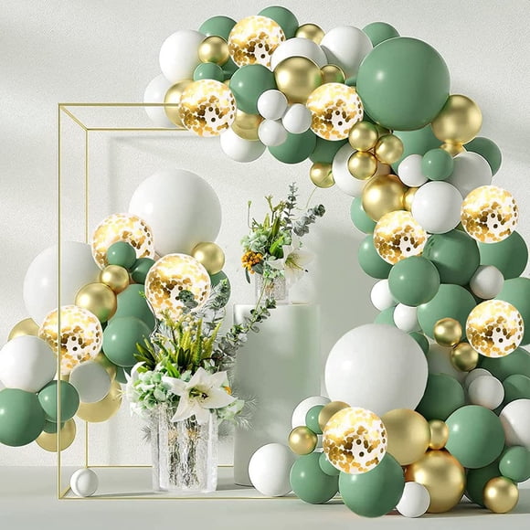 Kit d'Arche Guirlande de Ballons Parfait pour Fête d'Anniversaire Ballons Différentes Tailles Remise des Diplômes Shower de Bébé Mariage Décoration de Fête et Anniversaire