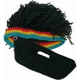 thumbnail image 4 of YEKEYI Creative Barbarian Knit Beard Hat Funny Knit Hat Wig Beanie Hat Facemask Removable Beard, 4 of 6