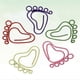 thumbnail image 4 of 24Pcs Lovely Little Feet Shaped Photo Clips Paper Clips Creative Note Clips Paper Pin for Party Gift Office, 4 of 4