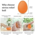 thumbnail image 6 of Hand Therapy Finger Exercise Grip Ball E-gg Shape Strength Trainer Squeeze Stress Relieve (Orange--20 KG (44 pounds)), 6 of 8