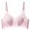 Pinks, variant on Bigersell Sports Bra Upgrade Comfortable Without Underwire Bra Balconette Bra Style F-1006 Light Blue XL