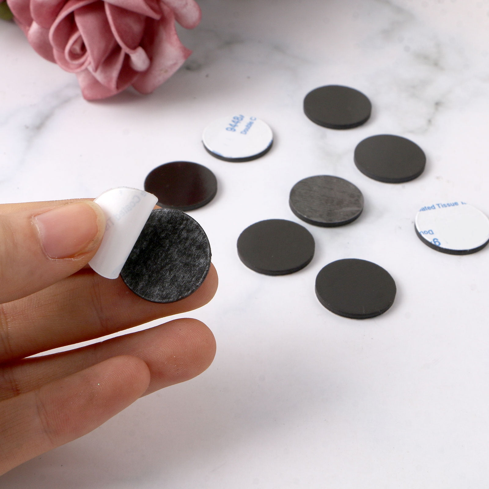 Sardfxul Small Magnets for Crafts Round Grade 4 Strong Magnets Great for  Creating Fridge Magnets & Other Magnetic Craft Projects 