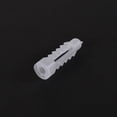 thumbnail image 4 of Unique Bargains 6mmX30mm Plastic Expansion Pipe Column Concrete Anchor Wall Plug Frame Fixings Tube White 200 pcs, 4 of 5