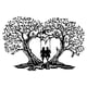 thumbnail image 1 of Injueey Imagen de pared de árbol de la vida de Metal, espacio habitable con decoración creativa, arte fácil de aplicar y quitar Decoración del hogar, 1 of 6